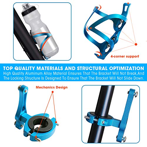 Universal 2-in-1 Bike Cup Holder (Blue)