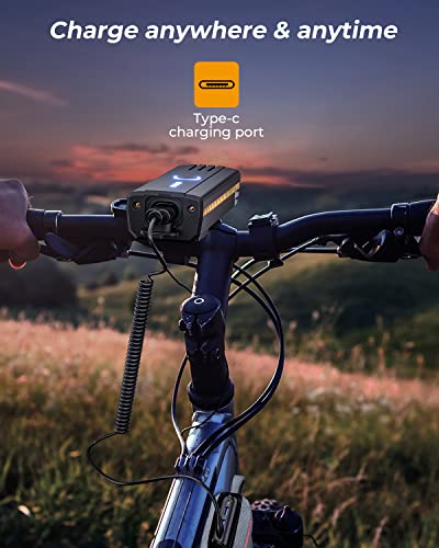 Ultra Bright LED Bike Light with Horn Reminder