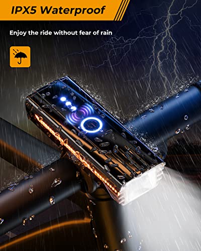 Ultra Bright LED Bike Light with Horn Reminder