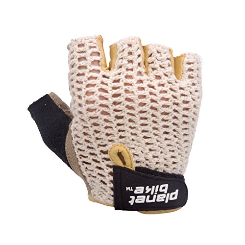 Large Beige Planet Bike Taurus Gloves