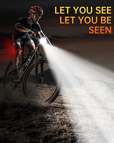 High-Intensity Rechargeable Bike Lights