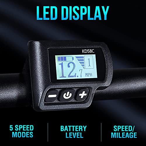 MICLON 26'' Electric Mountain Bike 350W BAFANG Motor