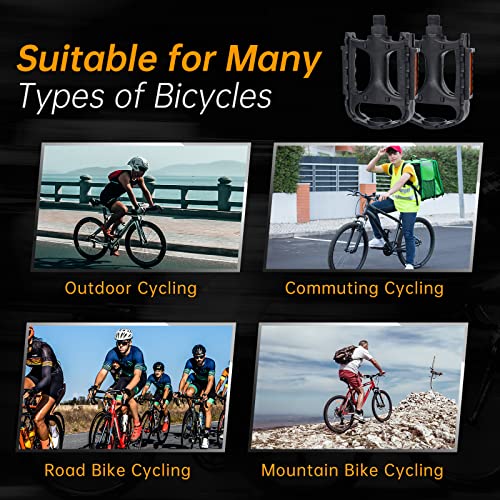 Alston Lightweight Non-Slip Road Bike Pedals