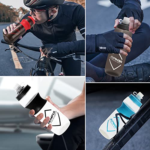 24oz BPA-Free Squeeze Water Bottle for Bikes