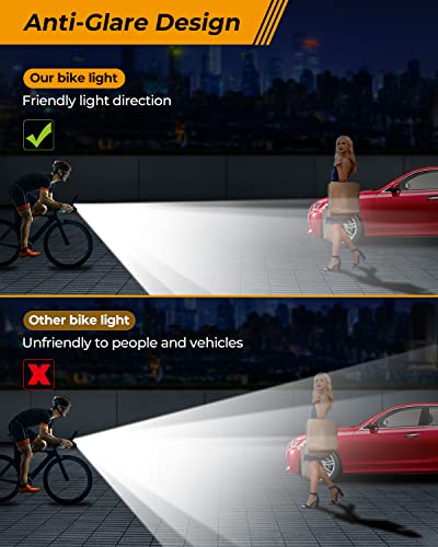 Ultra Bright LED Bike Light with Horn Reminder