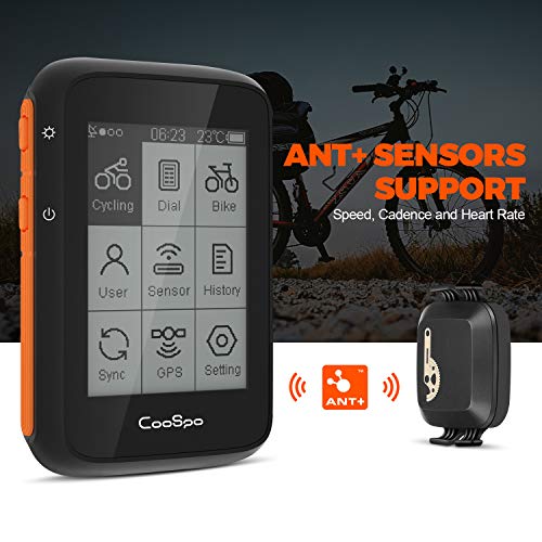 Wireless Cycling GPS Computer with Speed Sensor Bundle