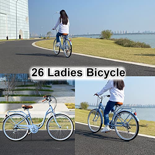 Hybrid City Bike with 7 Speeds for All