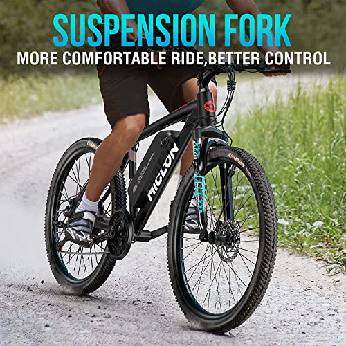 MICLON 26'' Electric Mountain Bike 350W BAFANG Motor