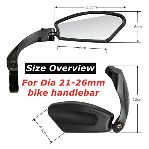 Adjustable Stainless Steel Bike Rear View Mirror