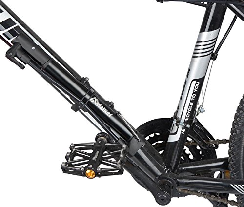 Portable Bike Pump, Presta/Schrader Compatible, Aluminum Alloy