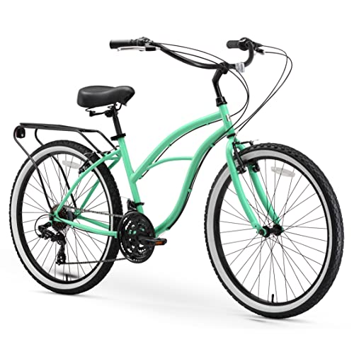 Women's Beach Cruiser Bike, Multiple Colors, Speed Options
