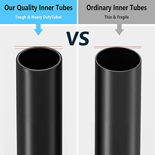 YunSCM 20 x 3.5/4.0" Fat Bike Tubes Compatible with 20 x 3.5-4.0 Ebike Electric Bicycle Tire Tubes， Schrader Valve (2-Pack)