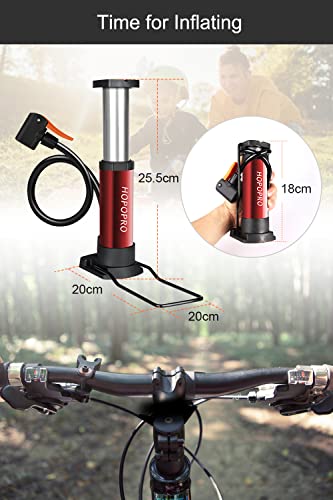 Portable Mini Bike Pump with Multiple Valves