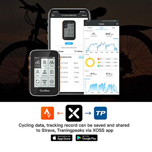Wireless Cycling GPS Computer with Speed Sensor Bundle
