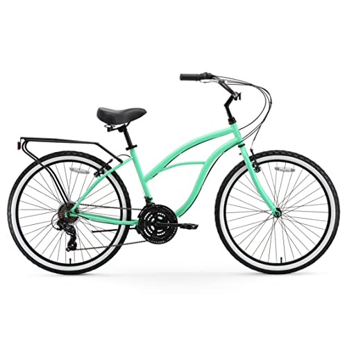 Women's Beach Cruiser Bike, Multiple Colors, Speed Options