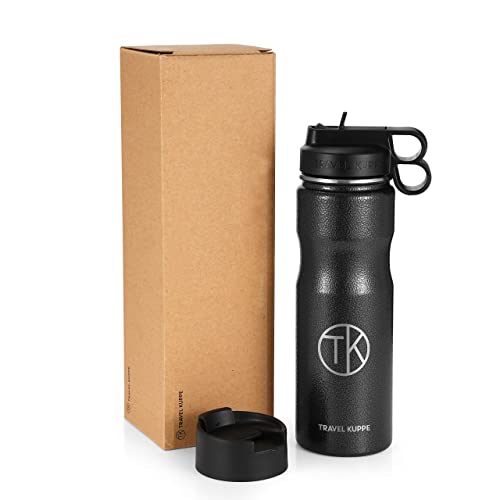 Kuppe Vacuum Insulated Cycling Water Bottle - Straw/Sip Lid