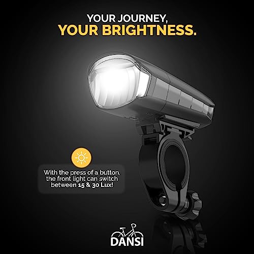 Bright Bike Lights with Rear Flashing Light