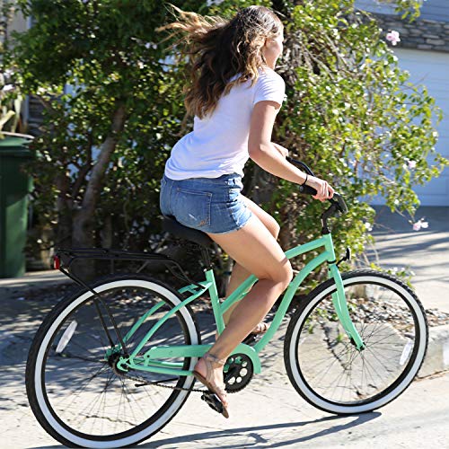 Women's Beach Cruiser Bike, Multiple Colors, Speed Options