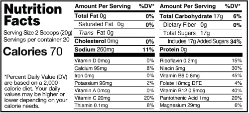 Natural Orange Osmo Electrolyte Hydration Mix