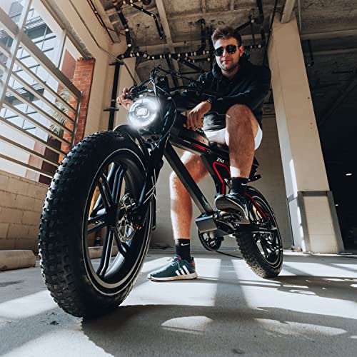 YunSCM 20 x 3.5/4.0" Fat Bike Tubes Compatible with 20 x 3.5-4.0 Ebike Electric Bicycle Tire Tubes， Schrader Valve (2-Pack)