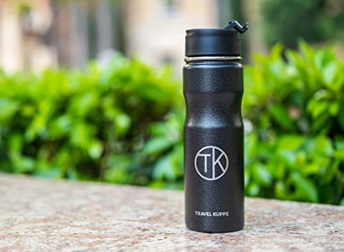 Kuppe Vacuum Insulated Cycling Water Bottle - Straw/Sip Lid