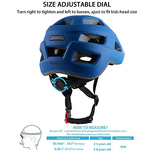 Adjustable Kids Bike Helmet, Navy Blue