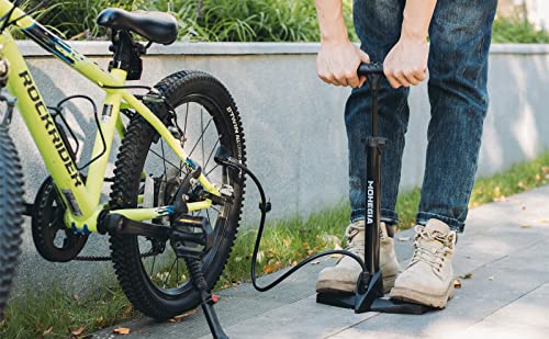 Bike Floor Pump with Dual Valve for Inflatables
