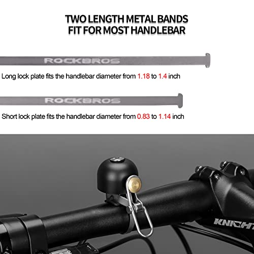 ROCKBROS Classic Loud Bike Bell for Handlebars