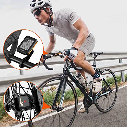 Wireless Cycling GPS Computer with Speed Sensor Bundle
