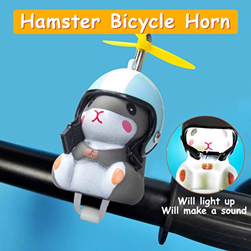 Duck Bike Bell with Light & Hamster Design