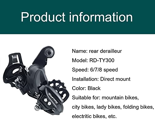 MTB Bike Direct Mount Derailleur, 6-8 Speed
