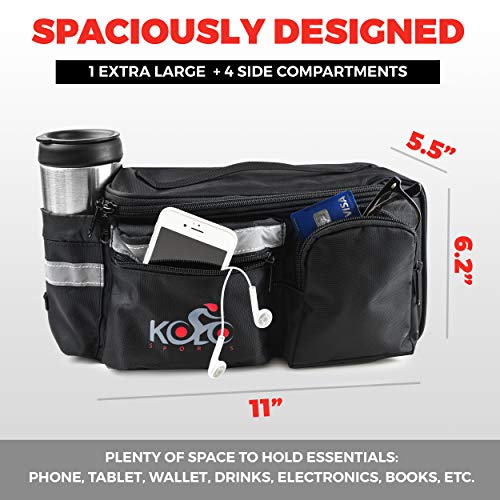 Convertible Waterproof Bike Panniers with Shoulder Strap