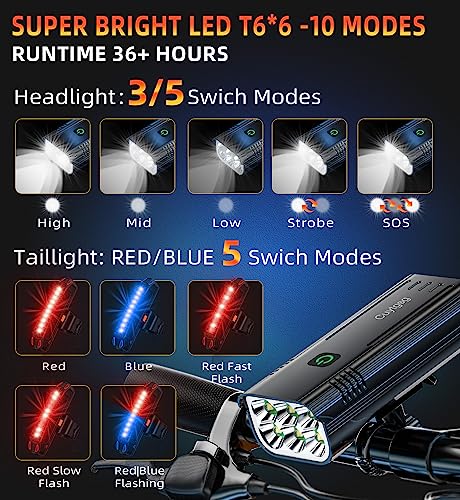 Super Bright 9500 Lumen Bike Lights