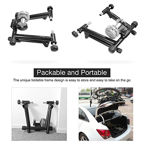 Fluid Indoor Bike Trainer - Noise Reduction Wheel