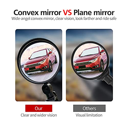 Adjustable Bicycle Rearview Mirror for Handlebar Mounted