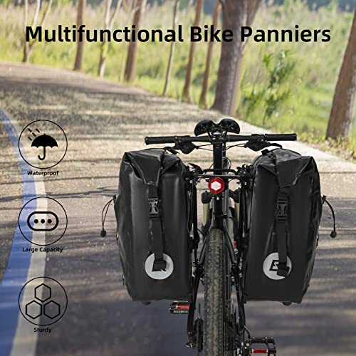Waterproof Bike Rear Panniers for Cycling