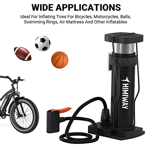 Himiway Mini Bike Floor Pump with High Pressure