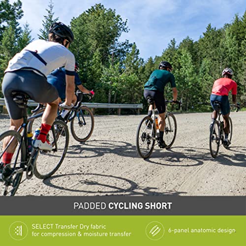 PEARL IZUMI Men's 9" Escape Quest Cycling Shorts, Padded & Breathable with Reflective Fabric, Black, Large