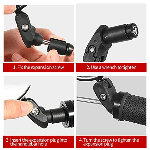 Adjustable Bicycle Rearview Mirror for Handlebar Mounted