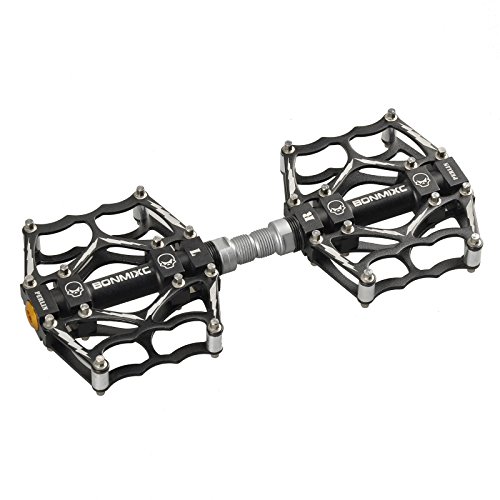 BONMIXC Flat Mountain Bike Pedals - Black