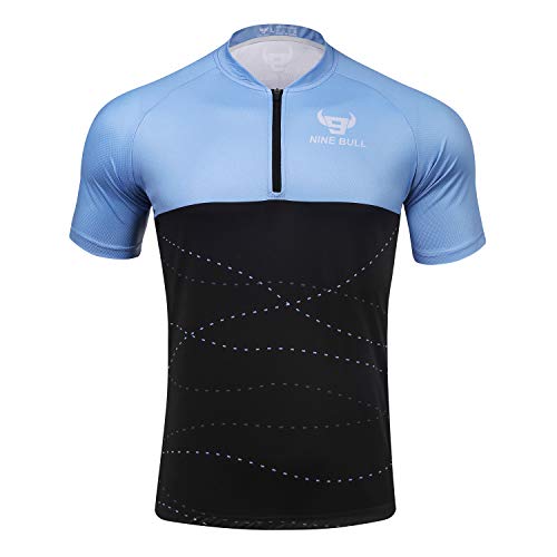 Men's Quick-Dry Cycling Jersey with Pockets
