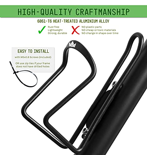 Alloy Bike Water Bottle Cage (2-Pack)