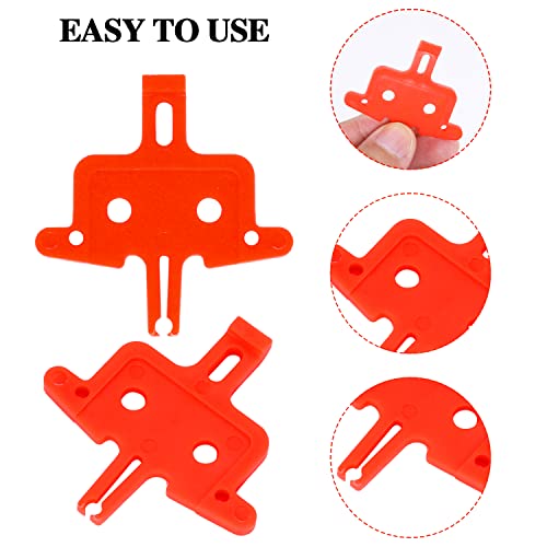 6PCS Bicycle Brake Pads Spacer Hydraulic Disc Brake Pads Spacer Hydraulic Bike Brake Pad Spreader Cycling Repair Instert Tools for Shimano, MTB, Road Bike