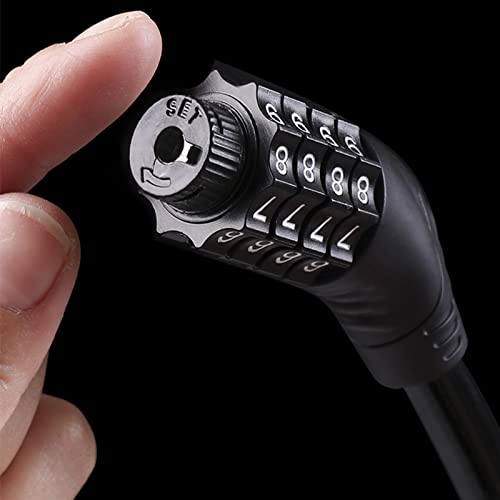 4-Digit Coiling Bike Combo Lock