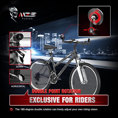 Aluminum Bar End Bike Mirror for Mountain Bicycles