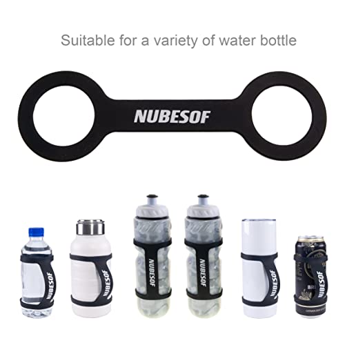 Sport Insulated Squeeze Bike Water Bottles, 2-Pack (Gray)