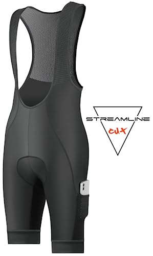 CEROTIPOLAR Cycling Bibs Men, Long Riding Pad Bicycle Biking Bib Shorts UPF50+
