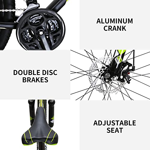 27.5" EUROBIKE Mountain Bike - 21 Speed Disc Brakes