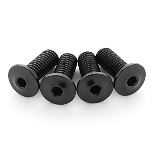 Ultra-Low Profile Titanium Bike Bottle Cage Bolts