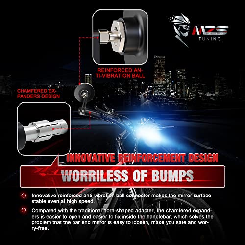 Aluminum Bar End Bike Mirror for Mountain Bicycles